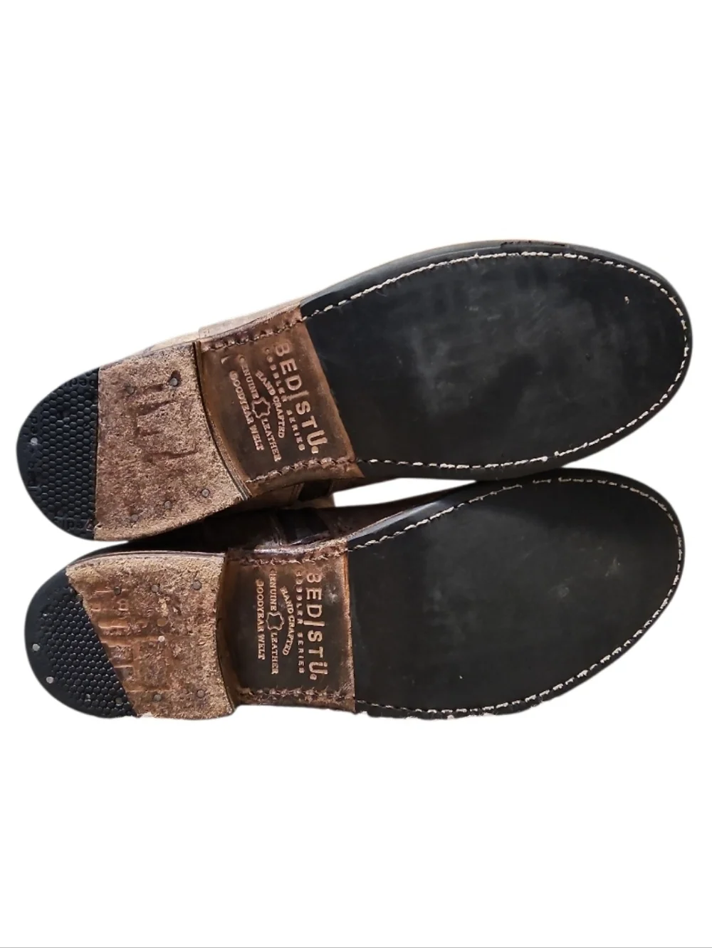 BED|STU Manchester Tall Distressed Brown Leather Riding Boots